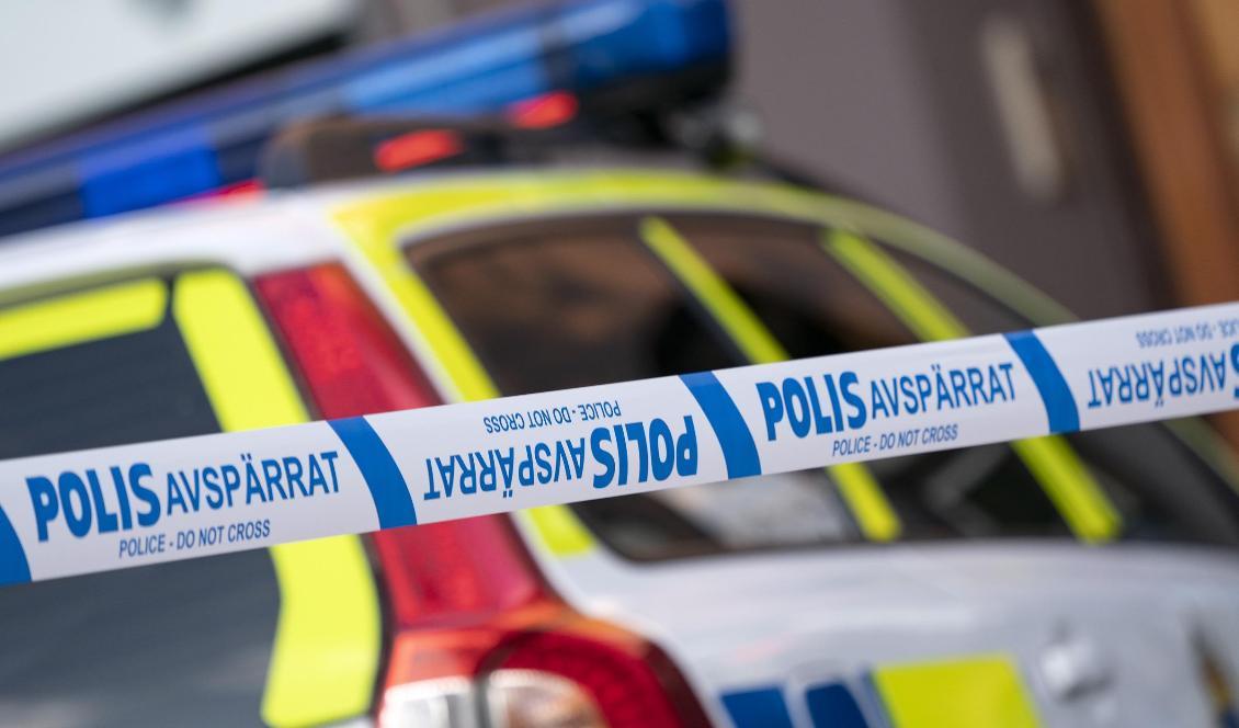 En stor polisinsats pågår efter en skjutning i Örebro. Arkivbild. Foto: Johan Nilsson/TT
