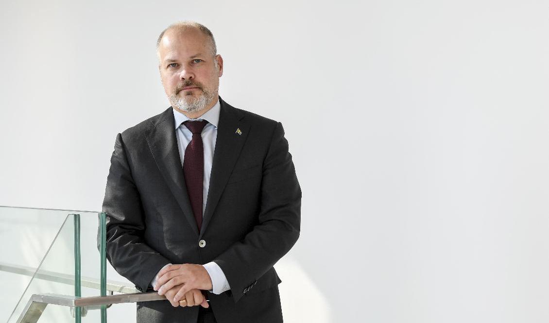 Justitie- och migrationsminister Morgan Johansson (S) vill strama åt reglerna för arbetskraftsinvandring, säger han till Sydsvenskan. Arkivbild. Foto: Fredrik Sandberg/TT
