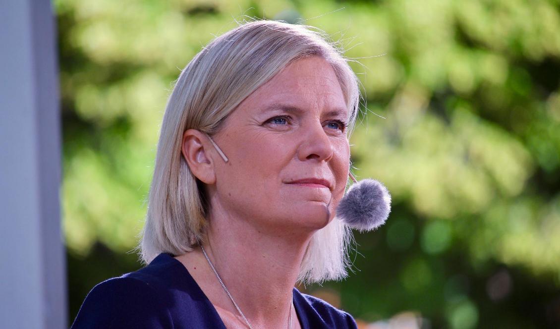 Finansminister Magdalena Andersson (S). Foto: Susanne W Lamm/Epoch Times. Arkivibild.