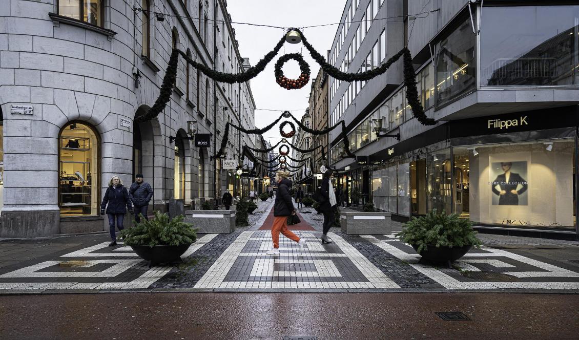 Konsumtionen minskade kraftigt under julen. Foto: Sofia Drevemo/Epoch Times