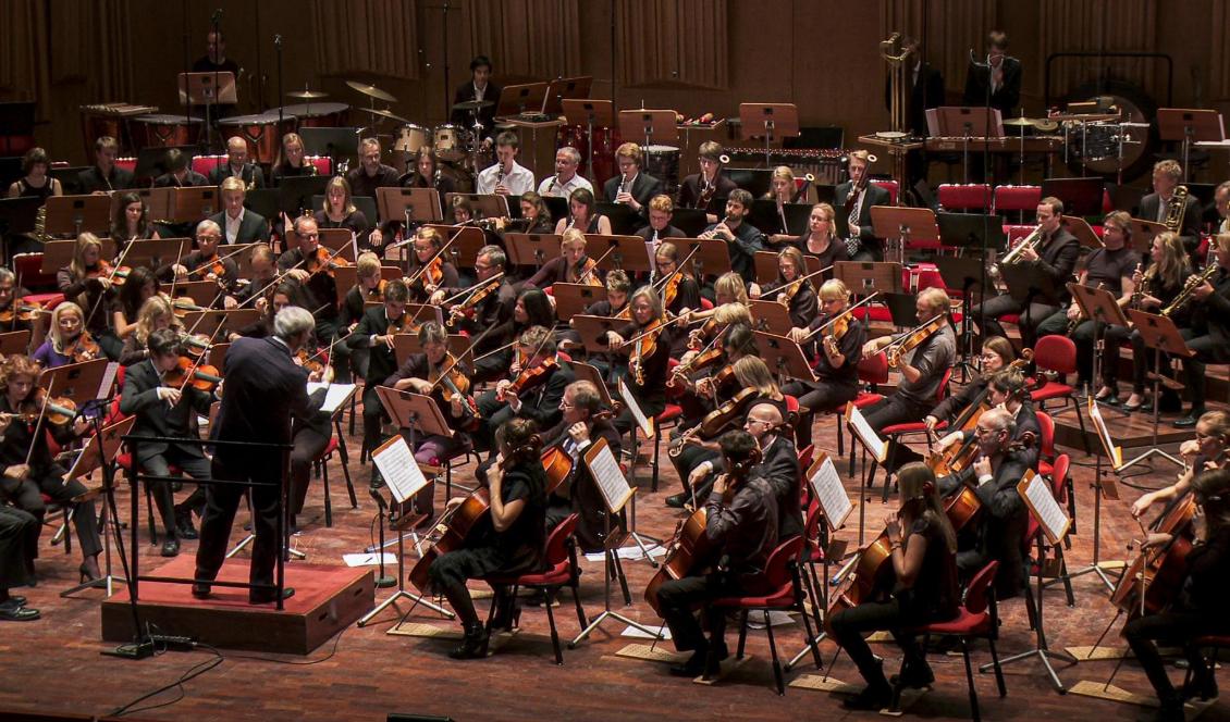 Stora delar av svenskt kulturliv riskerar att tyna bort på grund av covid-19-restriktionerna
och att krisstödet dröjer. Arkivbild från Berwaldhallen. Foto: Bilbo Lantto