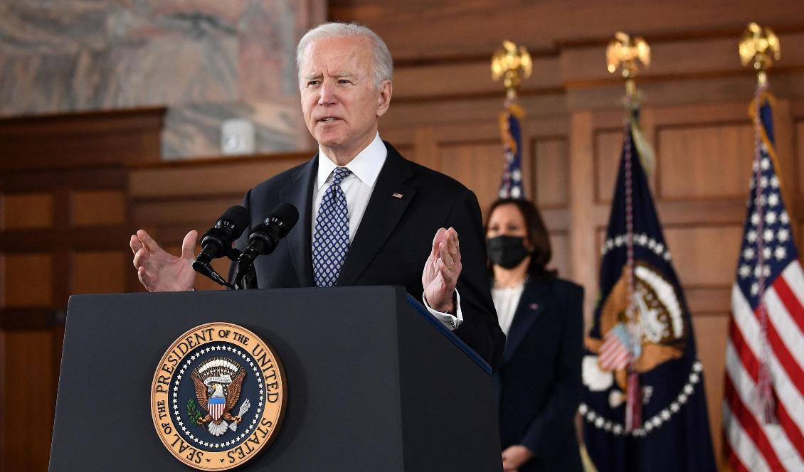 Joe Biden och hans administration överväger olika skattehöjningar, bland annat för att finansiera stora infrastrukturåtgärder i USA. Foto: Eric Baradat/AFP via Getty Images