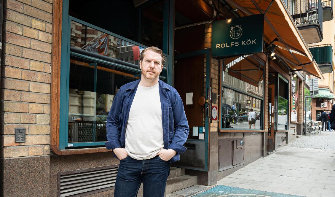 – Först förra veckan fick vi stöd för november och december, men bara till en av våra två restauranger, säger Klas Ljungquist som driver stockholmskrogarna Rolfs Kök och AG tillsammans med krögaren Johan Jureskog. Foto: Sofia Drevemo