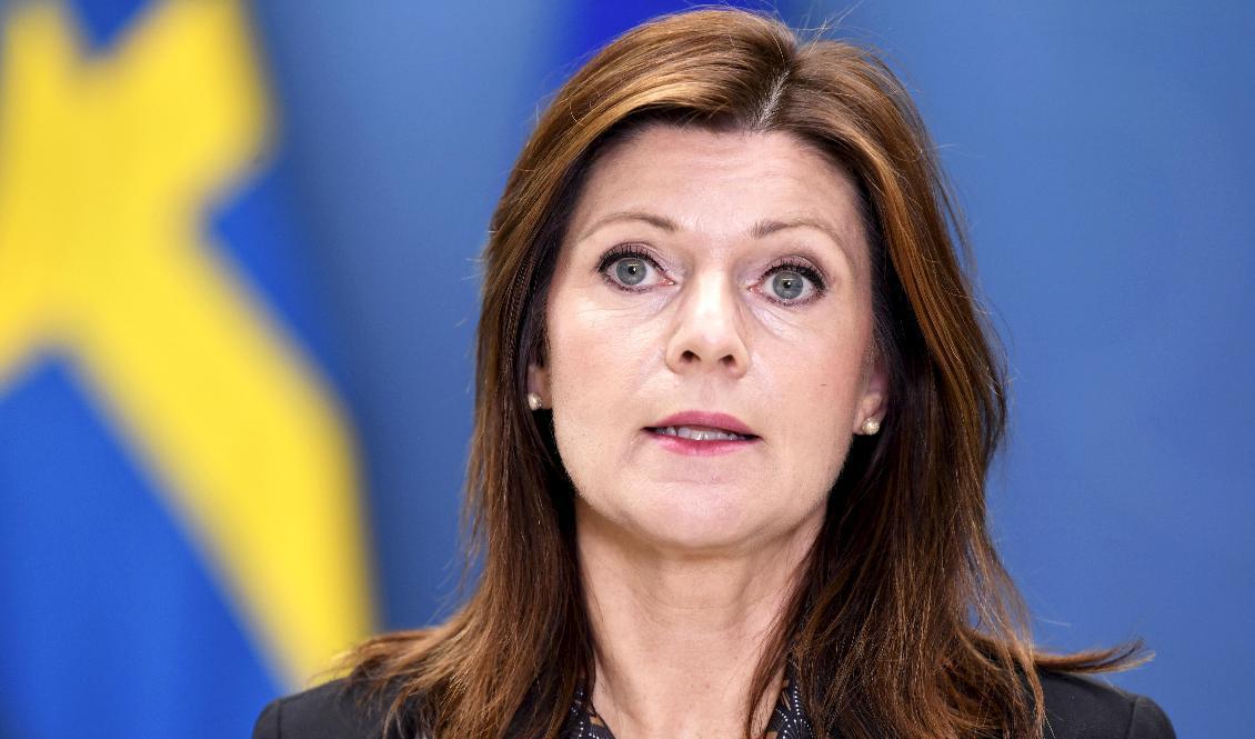 Arbetsmarknadsminister Eva Nordmark (S). Arkivbild. Foto: Henrik Montgomery/TT