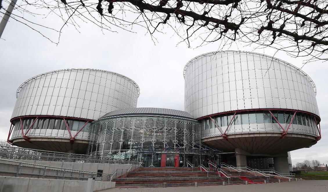 Europadomstolen i Strasbourg i östra Frankrike. Foto: Frederick Florin/AFP via Getty Images