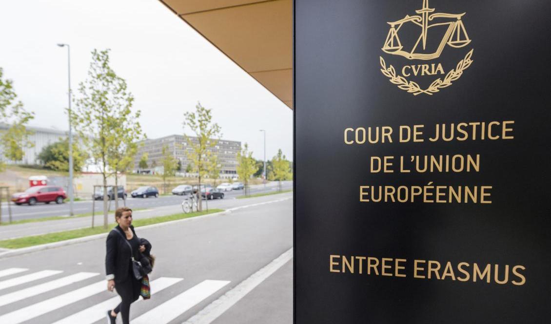 EU-domstolen i Luxemburg. Foto: Geert Vanden Wijngaert/AP/TT
