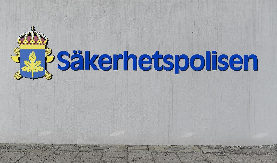 En person har häktats efter måndagens Säpoinsats. Arkivbild. Foto: Janerik Henriksson/TT