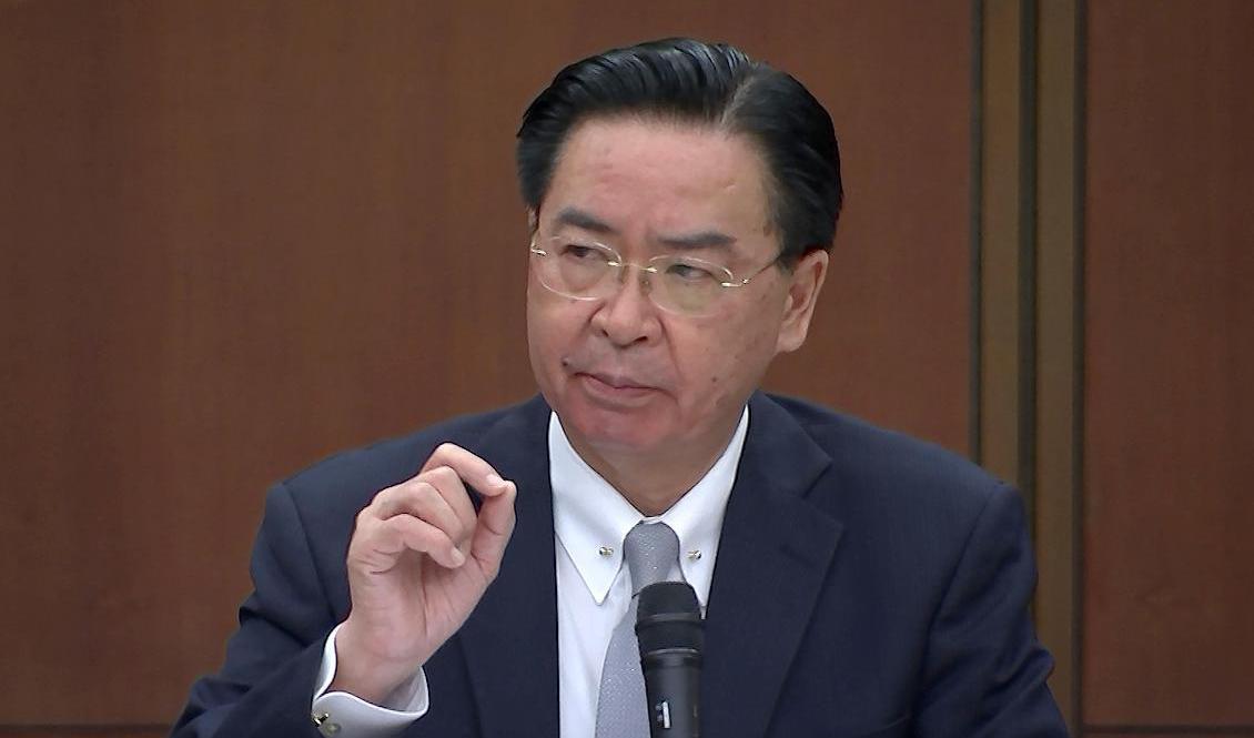 Taiwans utrikesminister Joseph Wu är bannlyst från Kina. Arkivbild. Foto: Wu Taijing/AP/TT