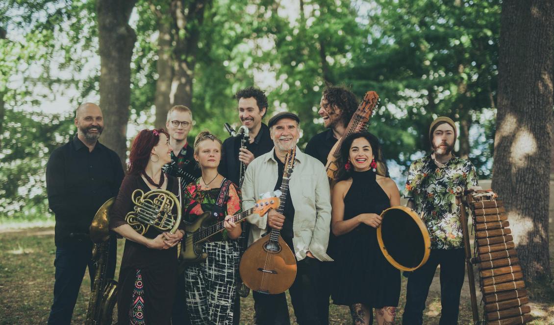 Ale Möller tillsammans med sitt band Xeno Mania, nu aktuellt med ett album. Xeno Mania började som ett beställningsverk för Sveriges Radio. Foto: Olof Grind