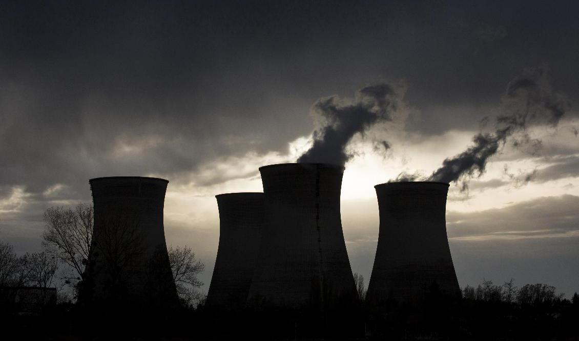 Kärnkraftverk i Saint-Vulbas, nära Lyon. Arkivbild. Foto: Laurent Cipriani/AP/TT