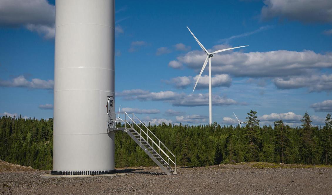 I Ragunda kommun finns och planeras flera stora vindkraftparker. Totalt kan det bli mellan 200-300 vindkraftverk. Foto: Bilbo Lantto