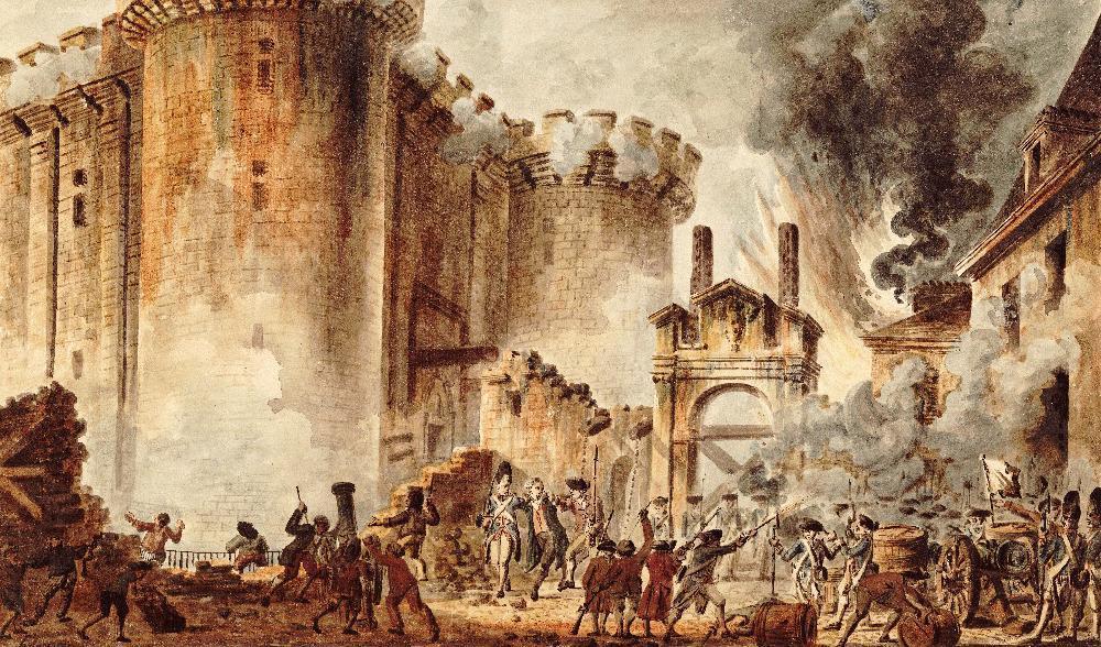 












Stormningen av Bastiljen i Paris, 14 juli 1789, en ikonisk händelse i franska revolutionens inledningsskede. Foto: Public Domän                                                                                                                                                                                                                                                                                                                                                                                                                                                                                                                                                                                            
