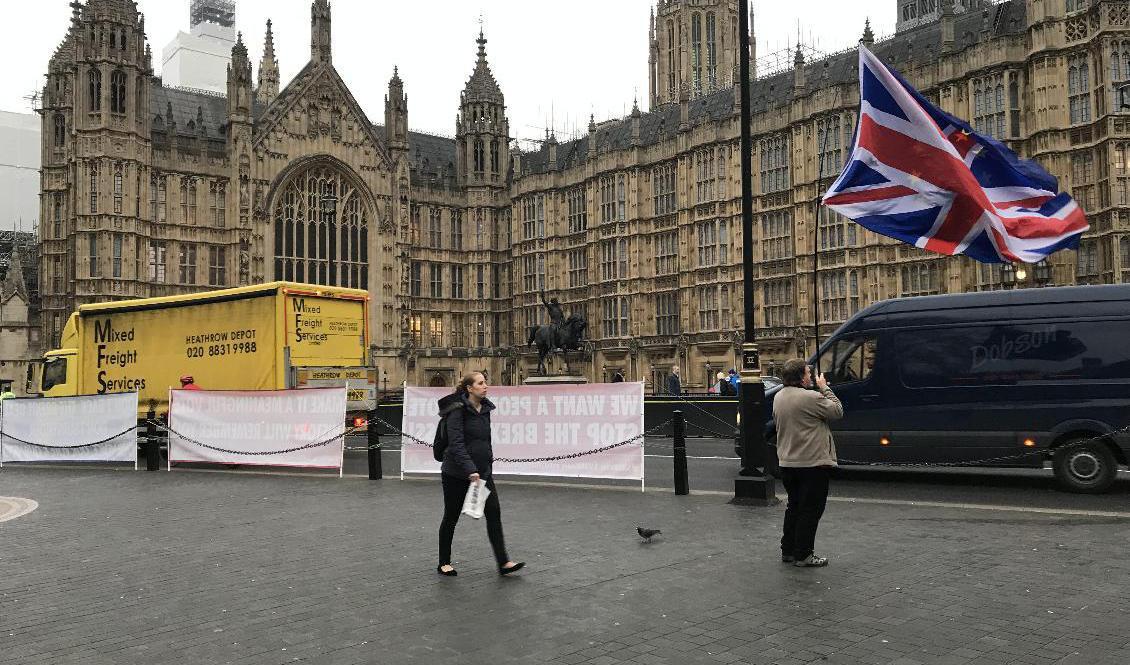 En påstått kinesvänlig infiltratör försöker påverka politikerna i det brittiska parlamentet i London. Arkivbild. Foto: Johannes Cleris/TT