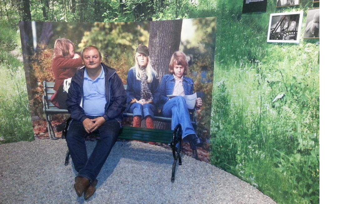 För journalisten och författaren Vahid Qazi väcker besöket på ABBA The Museum minnen från Azerbajdzjan. Foto: Privat