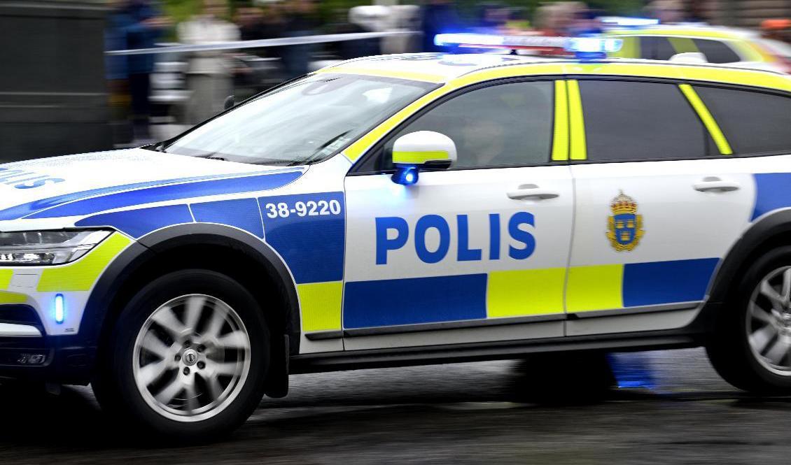 Polisen kom till platsen och grep kvinnan. Arkivbild. Foto: Janerik Henriksson/TT
