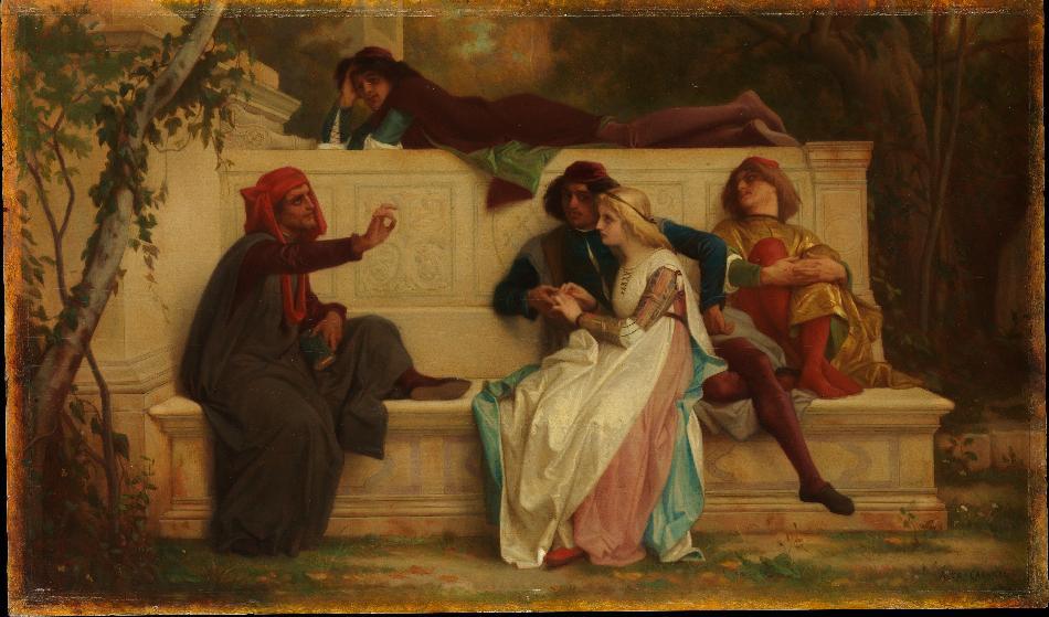 ”Florentinsk poet”, 1861, av Alexandre Cabanel. Olja på trä. Metropolitans Konstmuseum. Foto: Public Domain