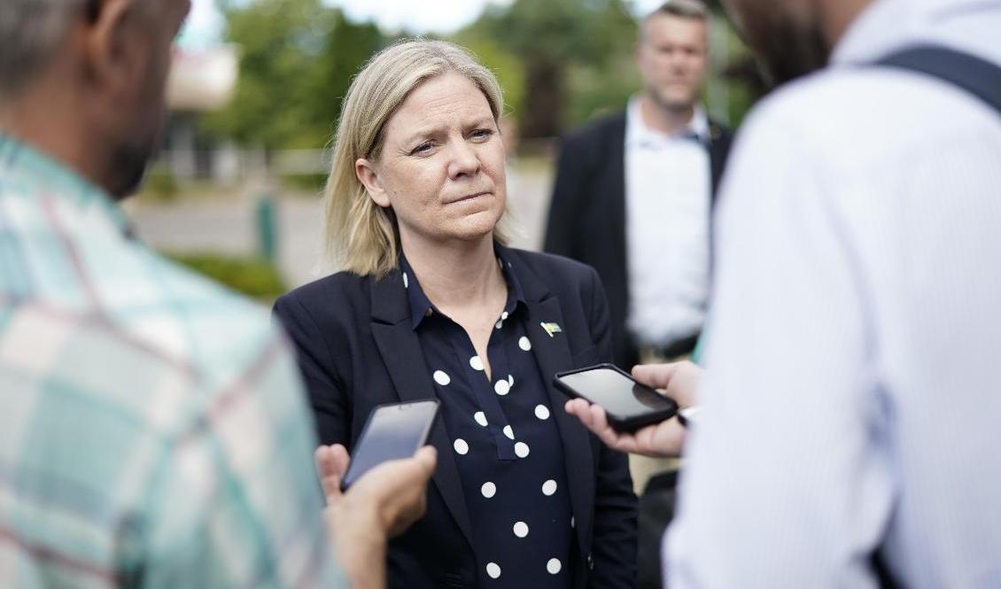 Statsminister Magdalena Andersson (S). Arkivbild. Foto: Björn Larsson Rosvall/TT