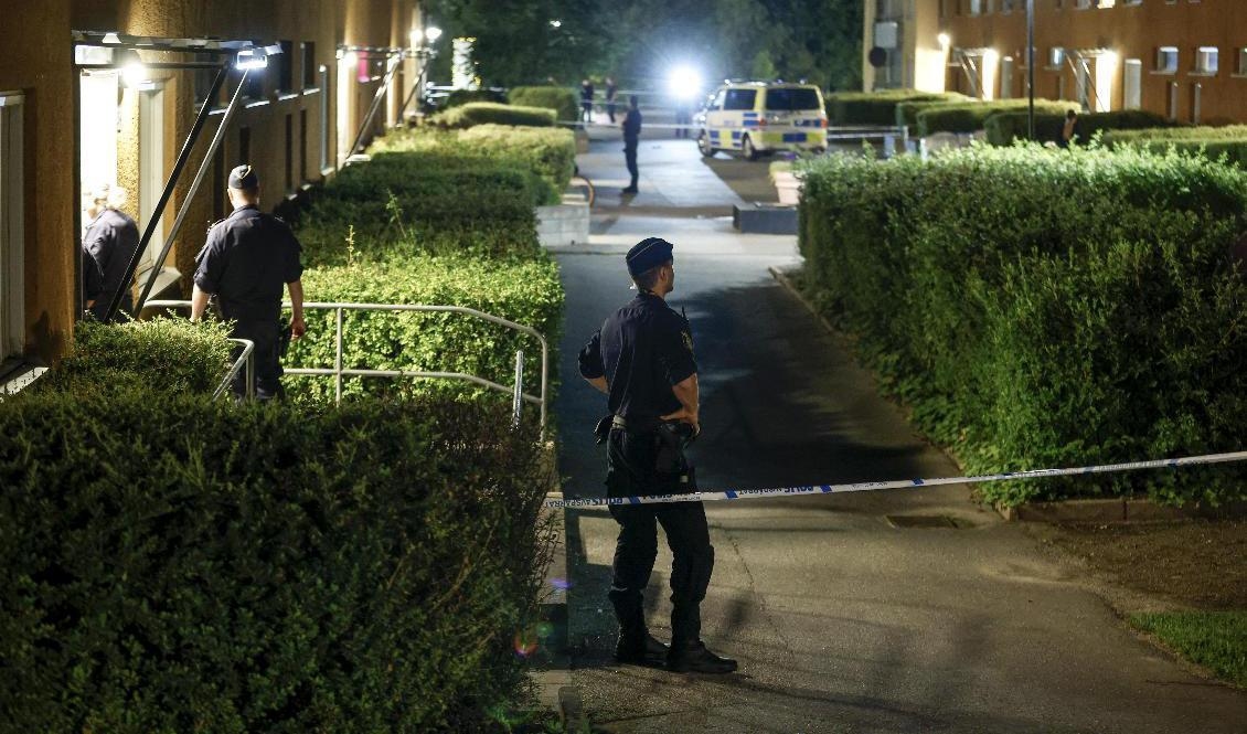 Ingen person har gripits. Foto: Christine Olsson/TT