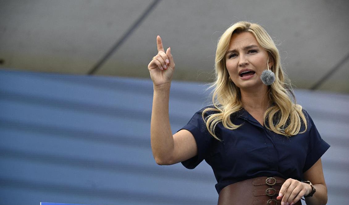 Kristdemokraternas partiledare Ebba Busch. Arkivbild. Foto: Henrik Montgomery/TT