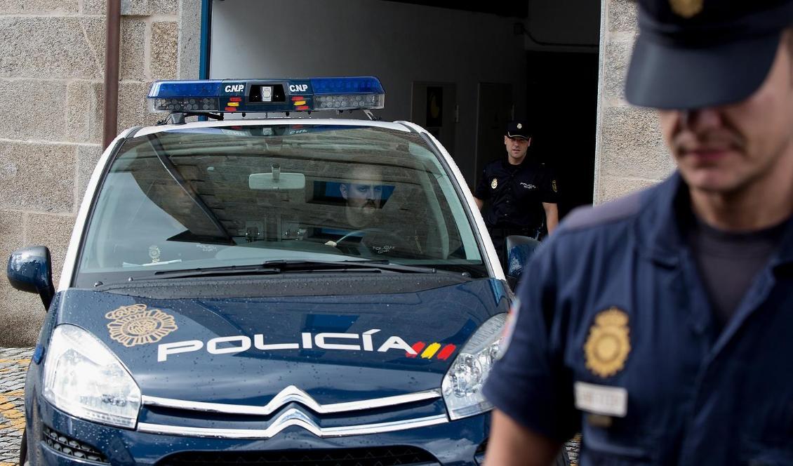 
Spanska poliser i Santiogo de Compostela i Spanien. Bilden har inget samband med artikeln. Foto: Pablo Blazquez Dominguez/Getty Images                                            
