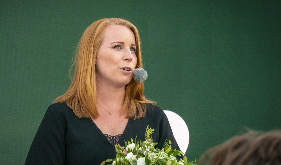 Centerpartiets ledare Annie Lööf. Foto: Bilbo Lantto