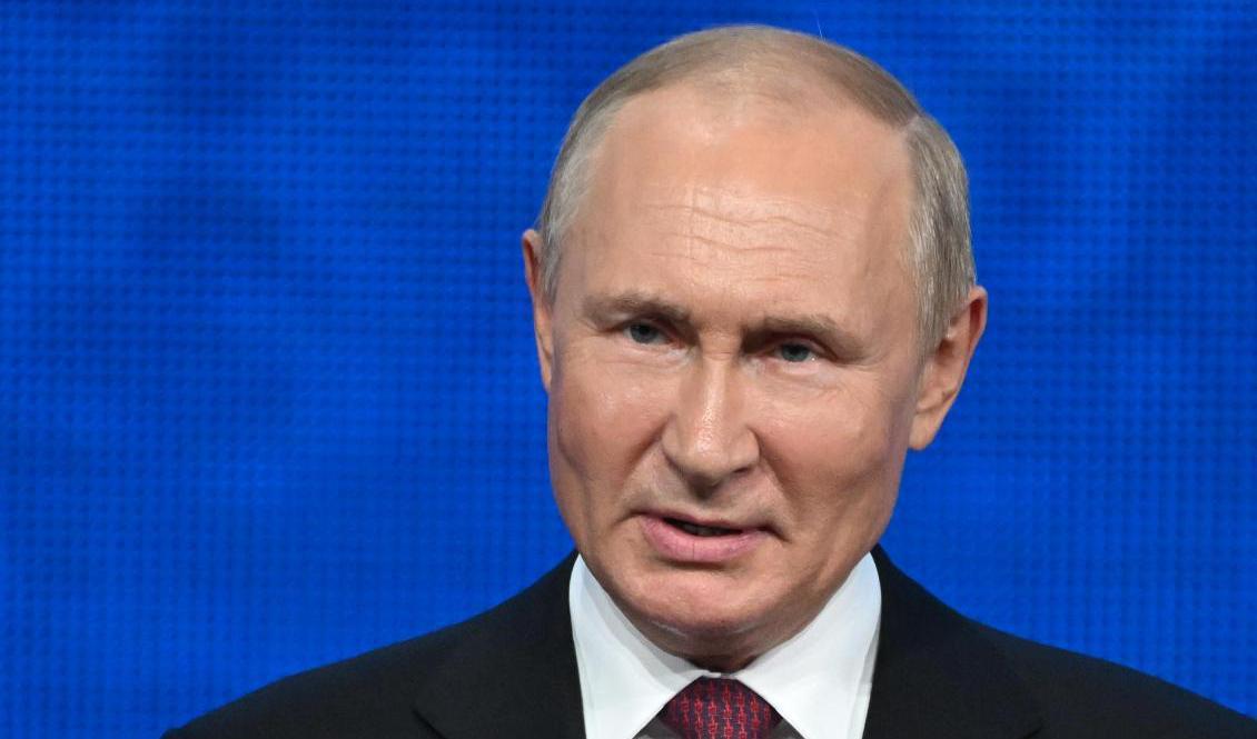 

Rysslands president Vladimir Putin. Foto: Grigory Sysoev Sputnik/AP/TT                                                                                        