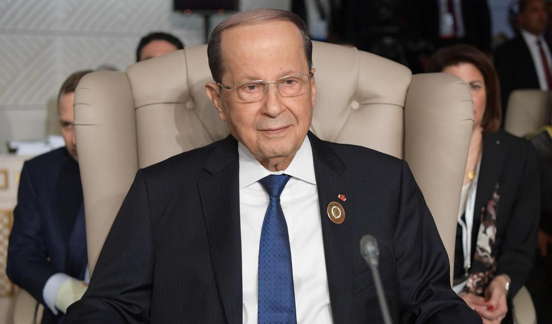 Libanons president Michel Aoun. Foto: Fethi Belaid/AFP via Getty Images