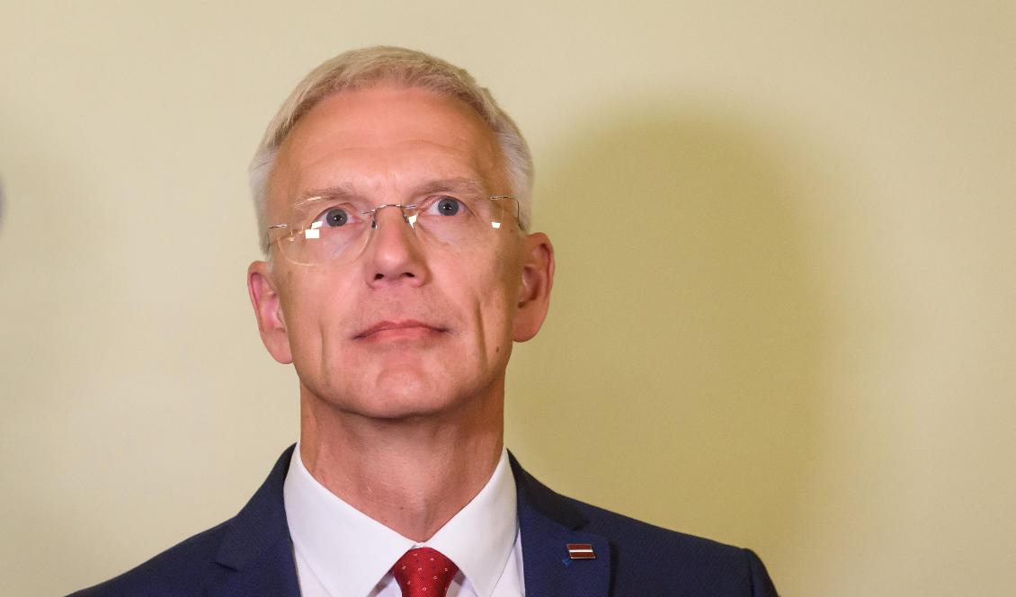 Lettlands premiärminister Krisjanis Karins. Foto: Gints Ivuskans/AFP via Getty Images