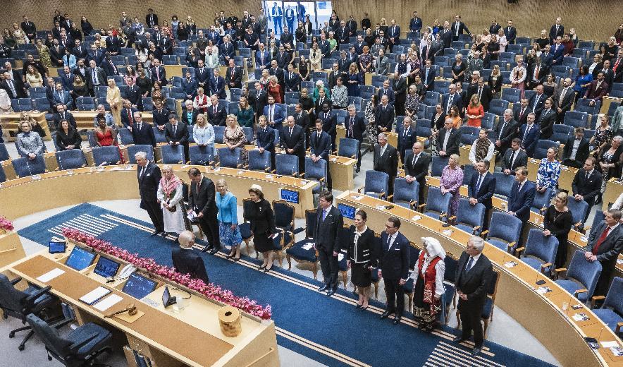Riksdagens öppnande den 27 september markerade en ny mandatperiod. Sedan dess har bland annat poster tillsatts tillsatts i riksdagens utskott. Foto: Anders Löwin/Sveriges riksdag
