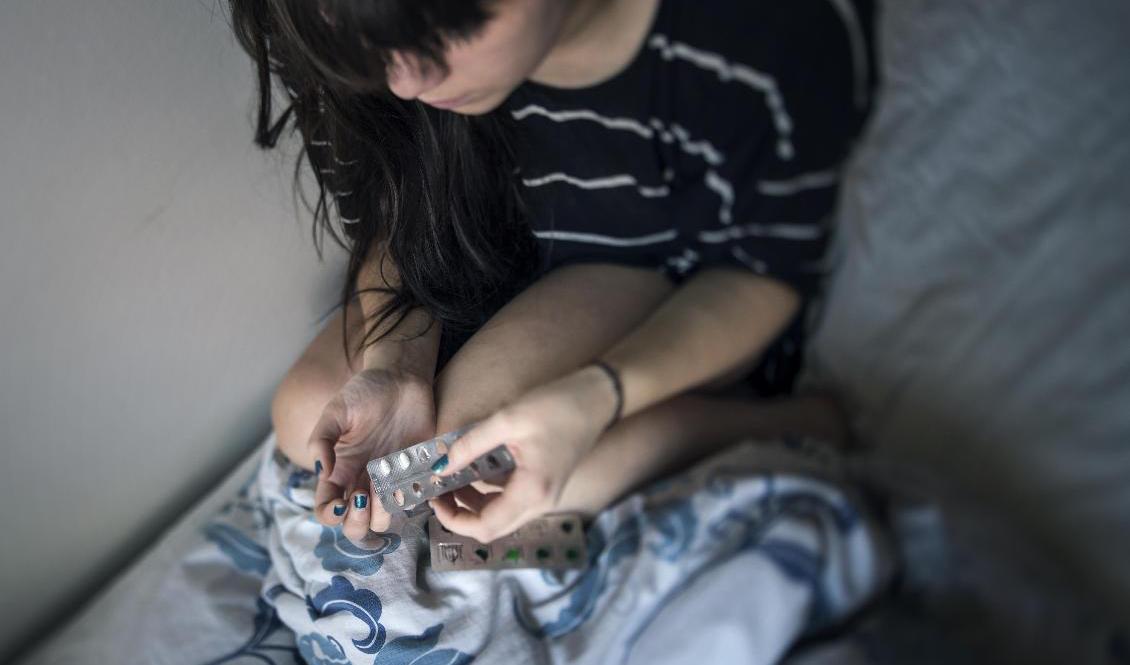 Förra året fick nästan 33|000 barn ett antidepressivt läkemedel utskrivet på recept. Arkivbild. Foto: Stina Stjernkvist/TT
