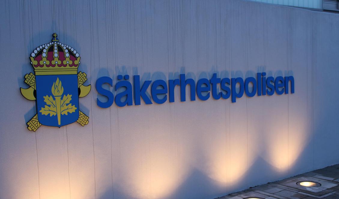 Säpo har gripit två personer misstänkta för olovlig underrättelseverksamhet. Foto: Säkerhetspolisen