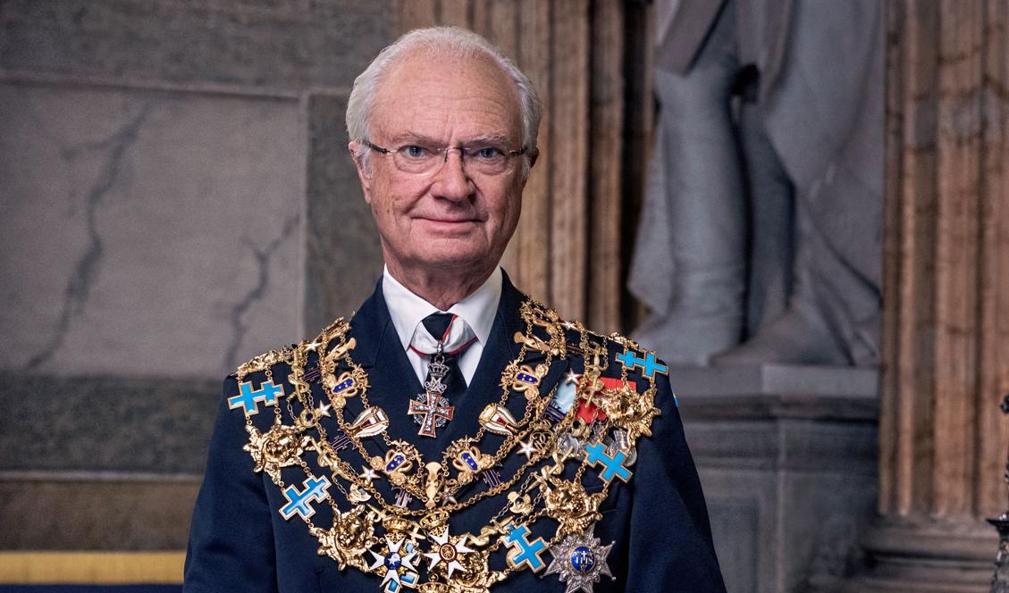 Den 15 september 1973 blev Carl XVI Gustaf Sveriges statschef. Jubileet firas bland annat med ett nytt porträtt. Foto: Thron Ullberg/Kungliga hovstaterna/TT