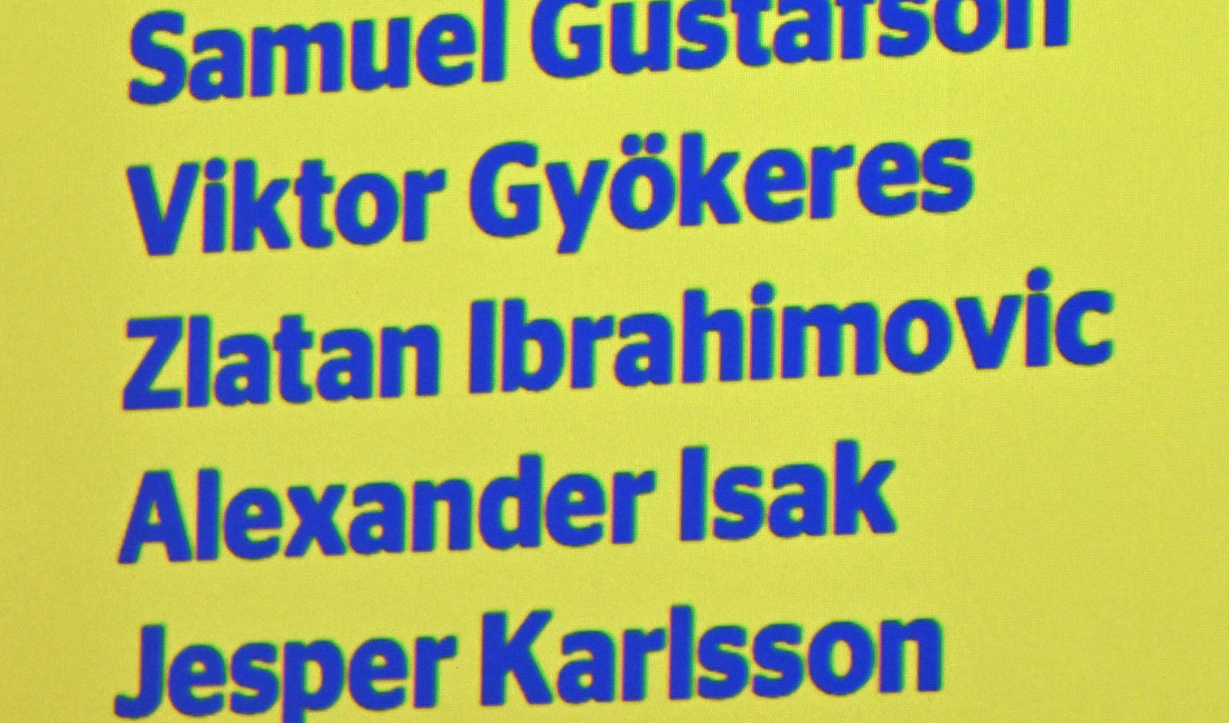 Zlatan Ibrahimovic är tillbaka i fotbollslandslaget. Foto: Jonas Ekströmer/TT