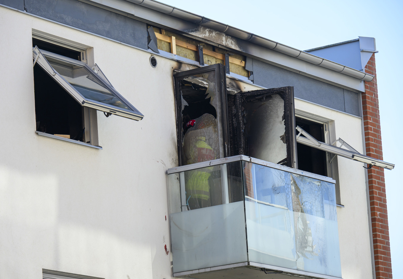 En person har avlidit efter en explosionsartad lägenhetsbrand i Helsingborg i tisdags. Arkivbild. Foto: Johan Nilsson/TT