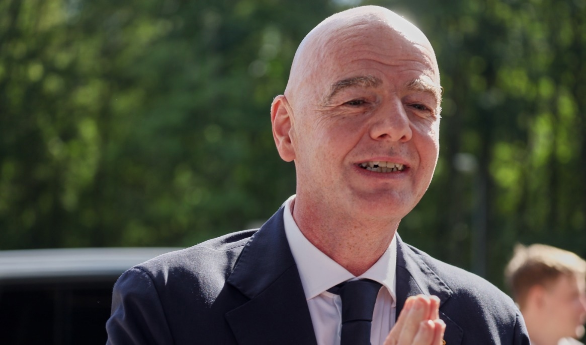 Fifa-ordföranden Gianni Infantino tidigare i september. Foto: Beata Zawrzel/AP/TT