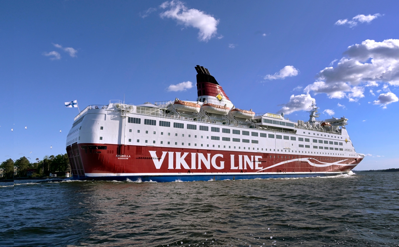 En av Viking Lines båtar. Arkivbild. Foto: Janerik Henriksson/TT