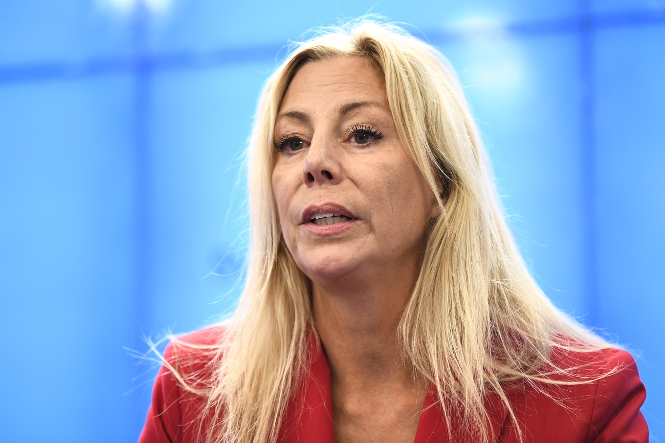 Sverigedemokraternas gruppledare Linda Lindberg. Arkivbild. Foto: Lars Schröder/TT