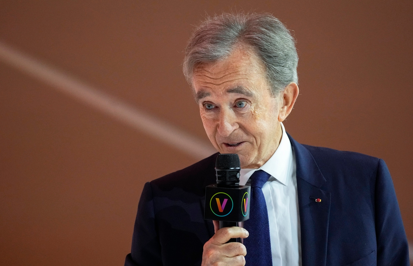 Bernard Arnault är vd på lyxjätten LVMH. Arkivbild. Foto: Michel Euler/AP/TT