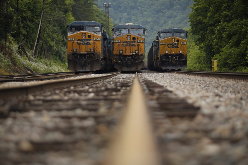 Koltransporter med tåg i Pikeville i Kentucky, USA den 3 juni 2014. (Foto: Luke Sharrett/Getty Images)