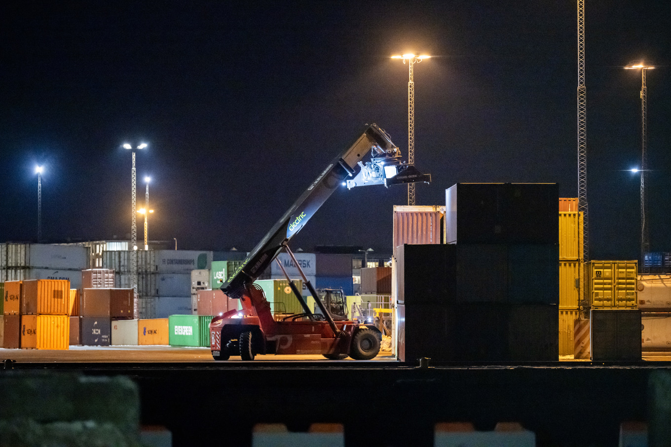 Tullen i Helsingborgs hamn har gjort ett stort kokainbeslag. Foto: Johan Nilsson/TT